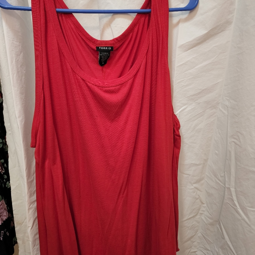 Torrid super soft red tanktop